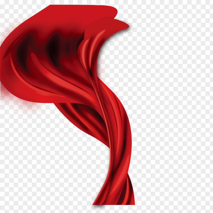 Red Silk Ribbon PNG