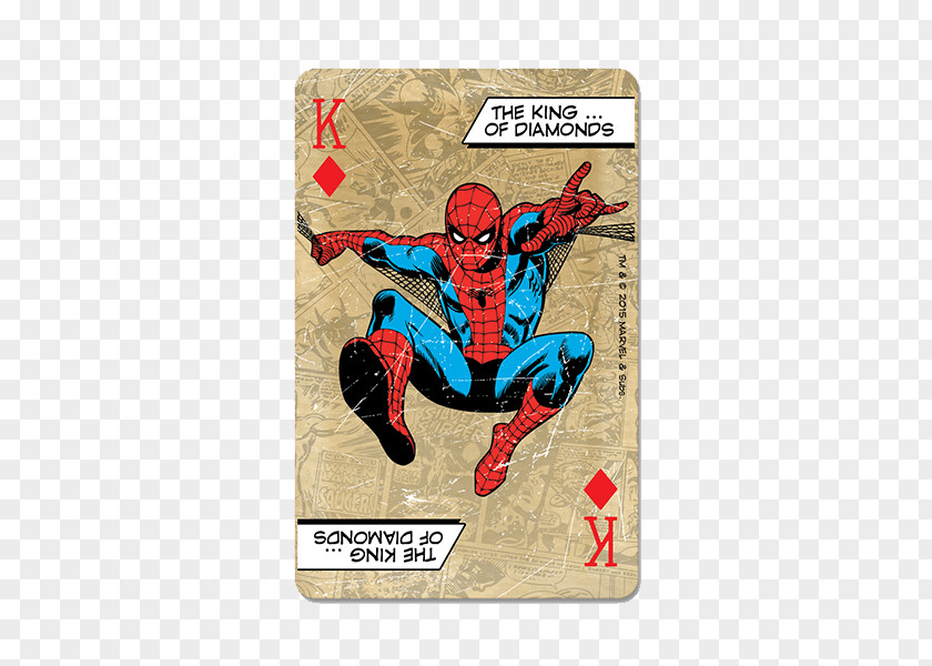 Spider-man Top Trumps Spider-Man Superhero Waddingtons Playing Card PNG