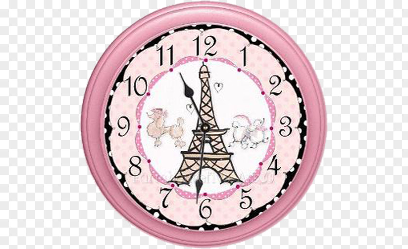 Eiffel Tower World Clock Effiel Girls In Paris PNG