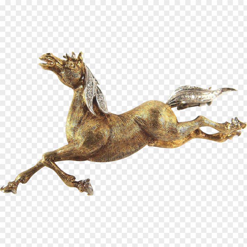 Mustang Bronze Sculpture Freikörperkultur PNG