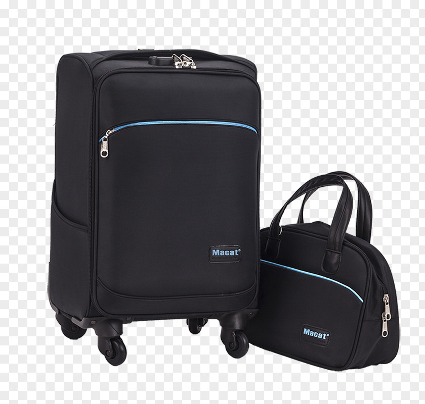 Suitcase Hand Luggage Bag Backpack Travel PNG