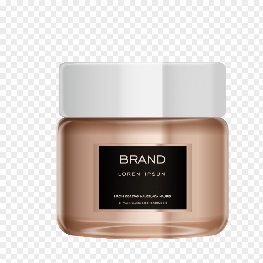 Vector Face Cream Beauty Products Packaging And Labeling Euclidean Cosmetics PNG