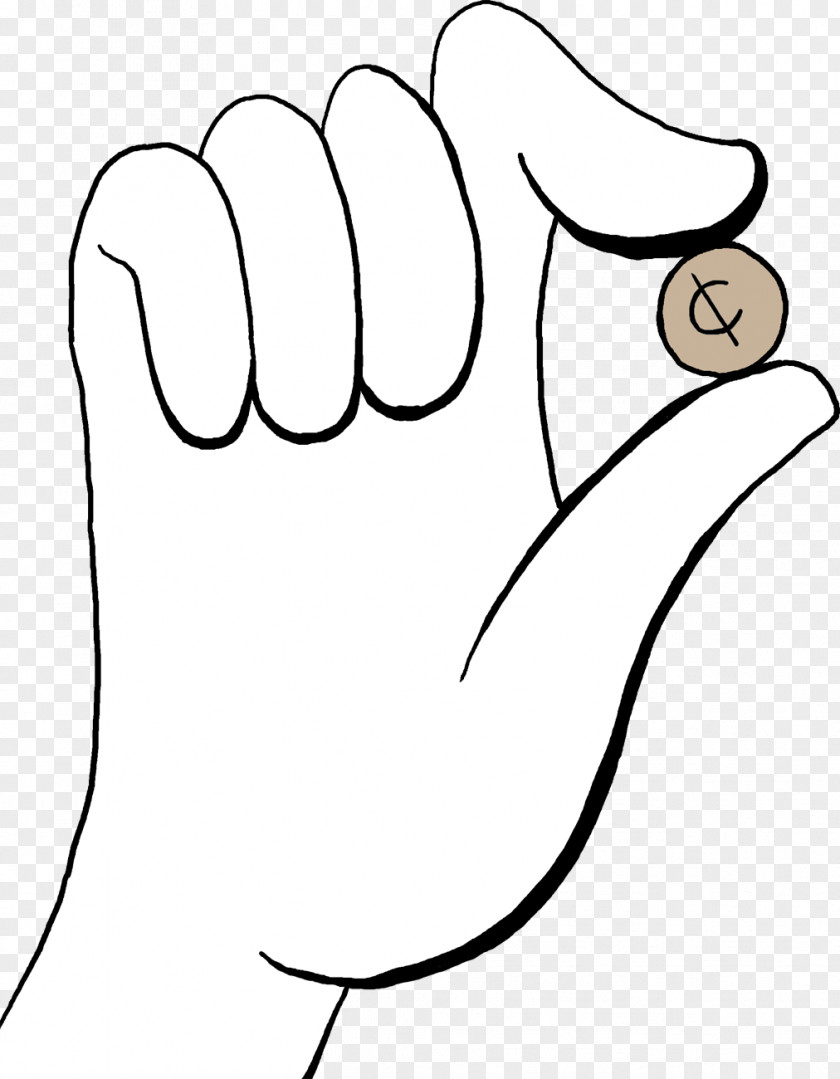 50 Cents Cliparts Black And White Thumb Beak Clip Art PNG