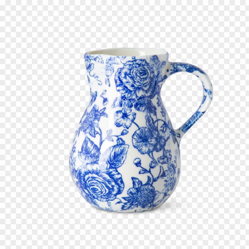 Blue And White Porcelain Kettle Jug Ceramic Pottery PNG