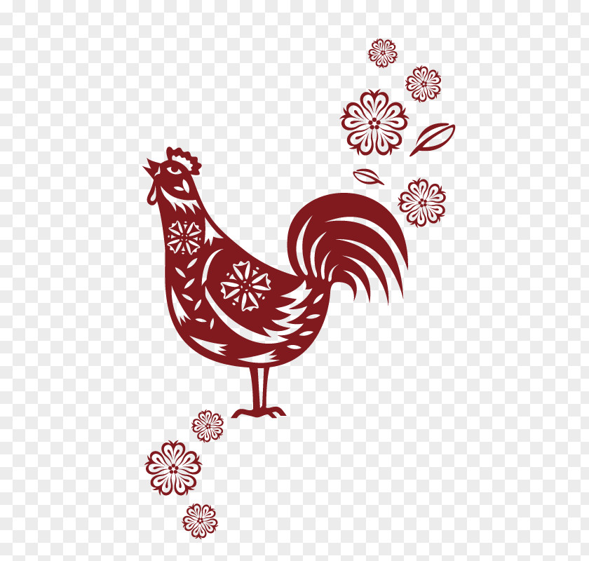 Chicken Rooster Chinese Zodiac New Year PNG