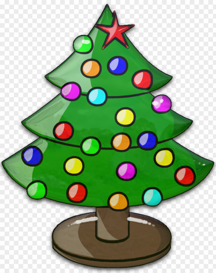 Christmas Tree Santa Claus Decoration Clip Art PNG