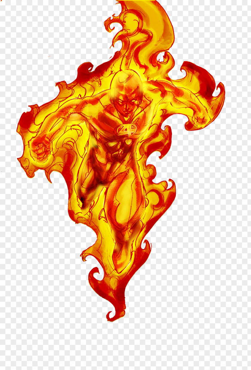 Human Torch Transparent Image Marvel Heroes 2016 Silver Surfer Invisible Woman PNG