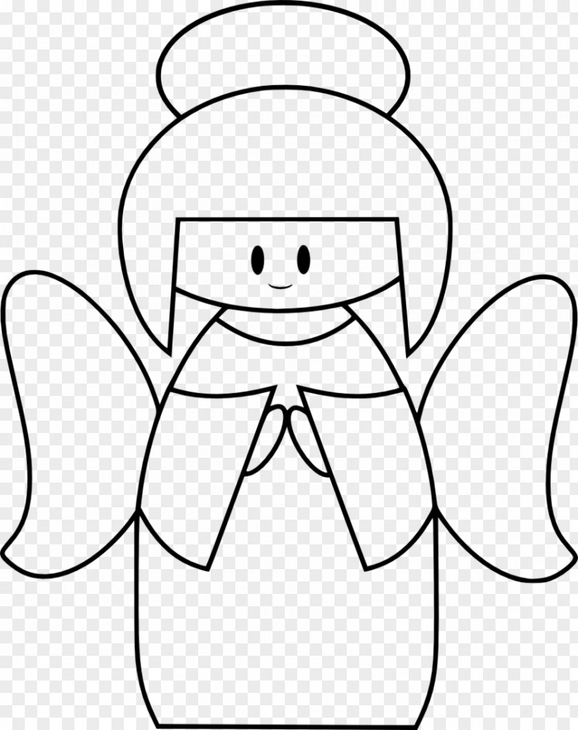 Line Drawing Christmas Angel YouTube Clip Art PNG