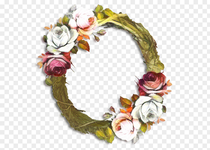 Wreath Floral Design Garden Roses Flower Clip Art PNG