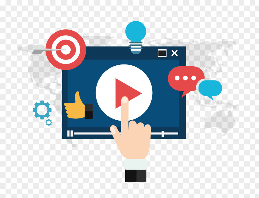 Marketing Digital Social Video Advertising PNG