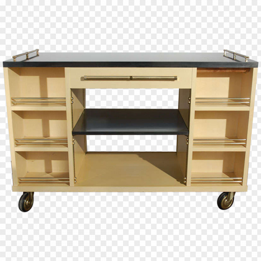 Rolling Cart Drawer Desk Product Design PNG