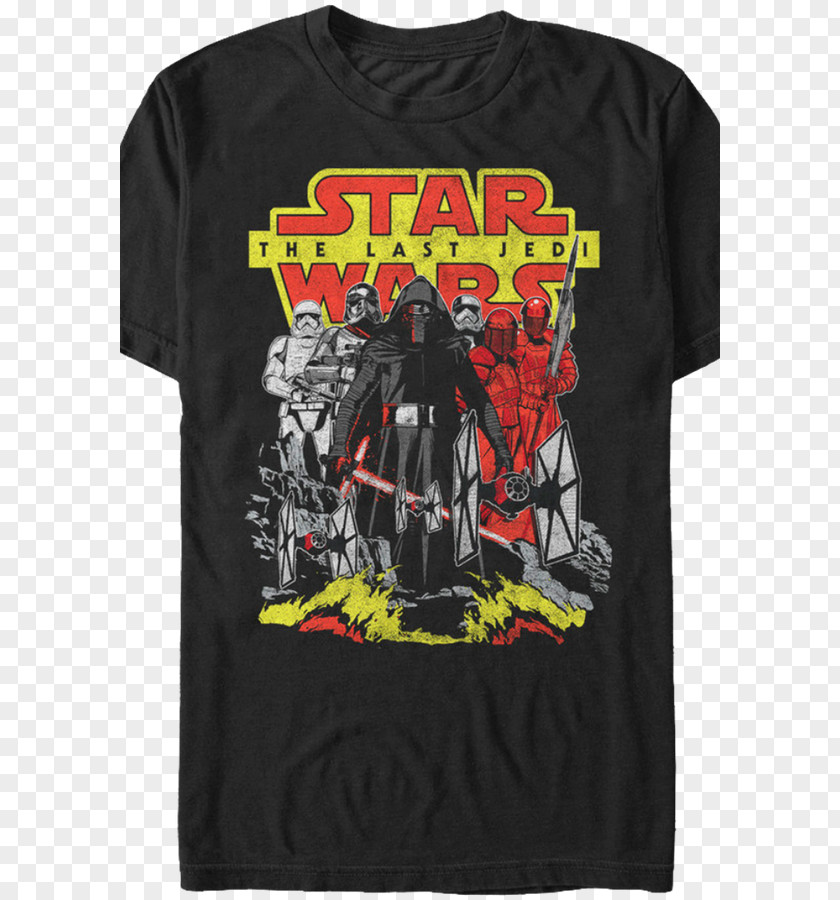 Star Wars T Shirt T-shirt Kylo Ren Hoodie Sleeve PNG