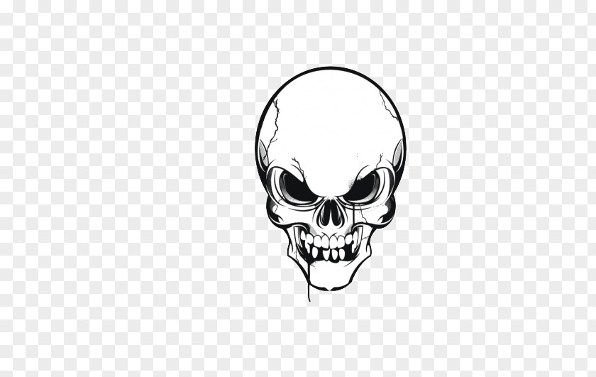 Black Skull Drawing Clip Art PNG