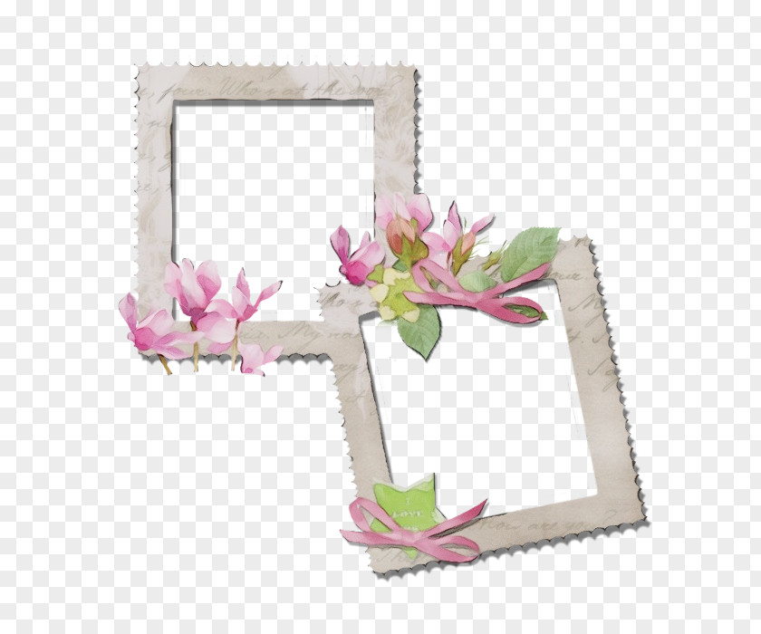 Magnolia Petal Picture Frame PNG