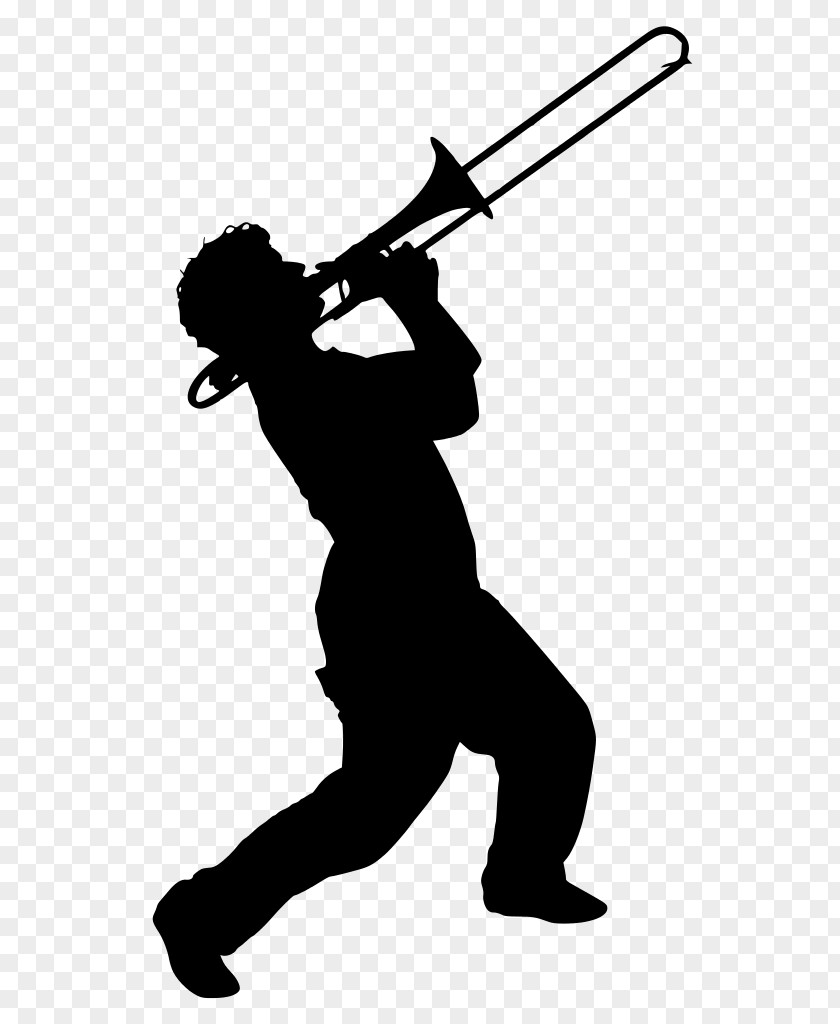 Silhouette Musical Ensemble Marching Band PNG