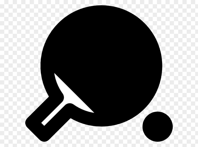 Simple Table Tennis Bat Racket Icon PNG