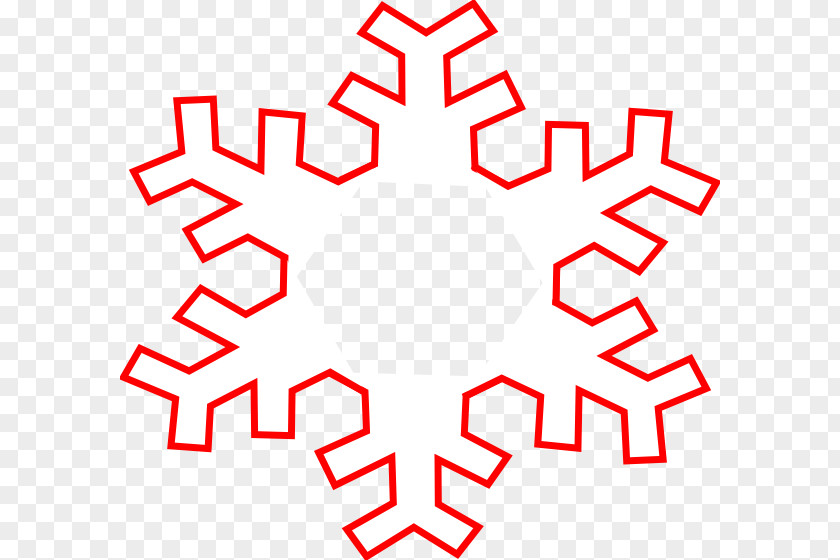 Snow Flake Outline White Snowflake Black And Clip Art PNG