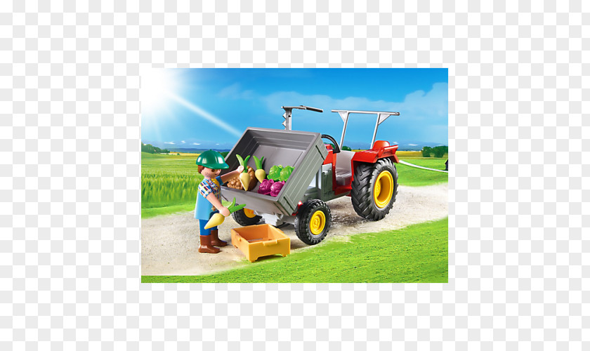 Toy Playmobil Bauernhof Tractor Game PNG