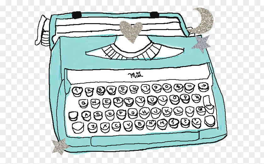 Typewriter Office Supplies Clip Art PNG