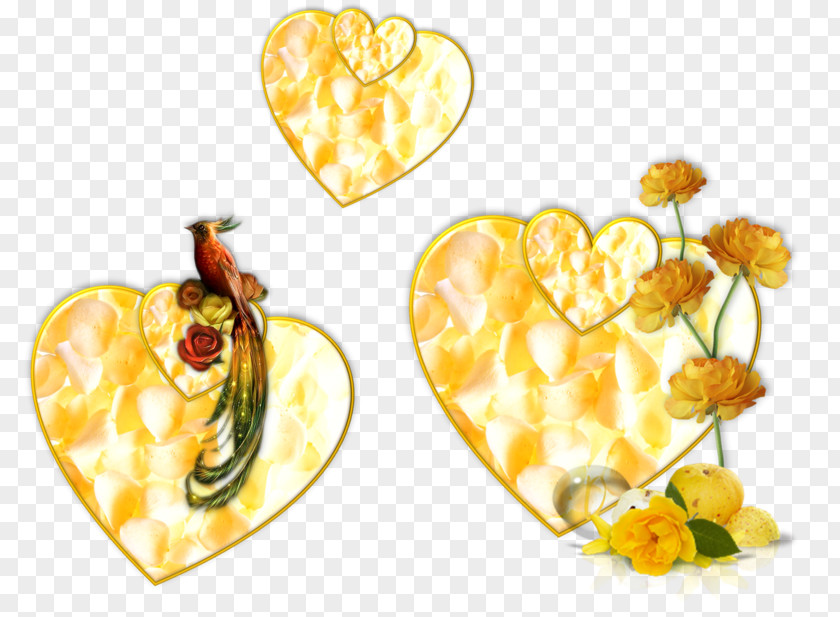 50 лет Yellow Centerblog Heart PNG