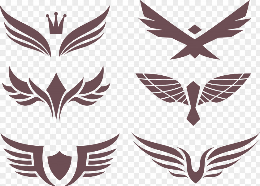 Eagle Sealed Seal Badge Wing Falcon Euclidean Vector PNG