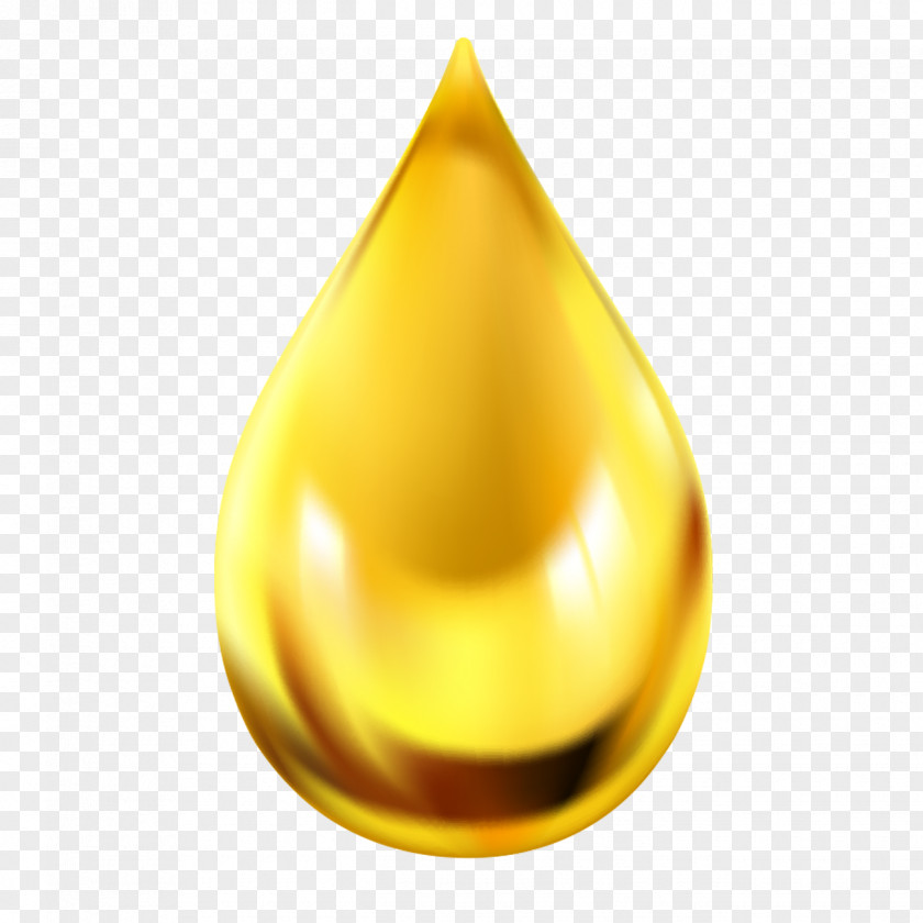 Gold Color Drops Vector Material Oil Drop Icon PNG