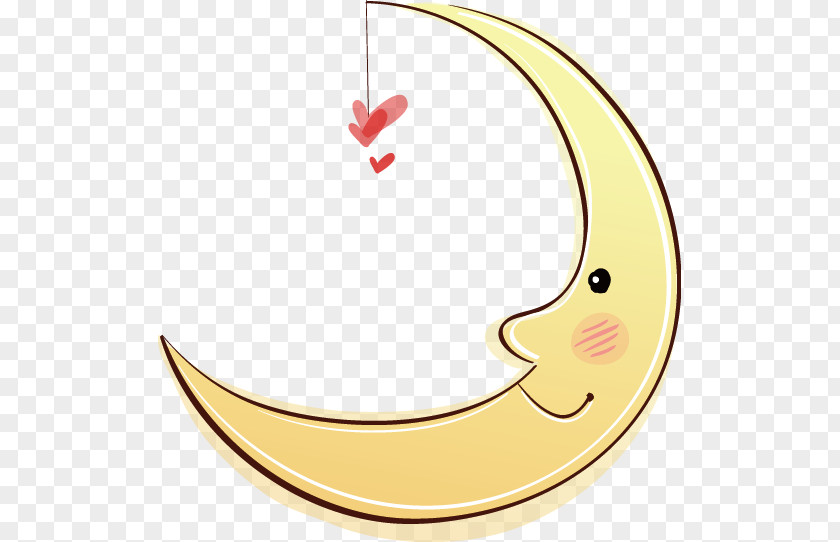 Lovely Moon Clip Art PNG