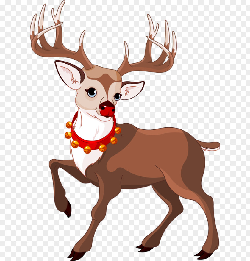 Reindeer Hd Rudolph The Red-Nosed Clip Art PNG