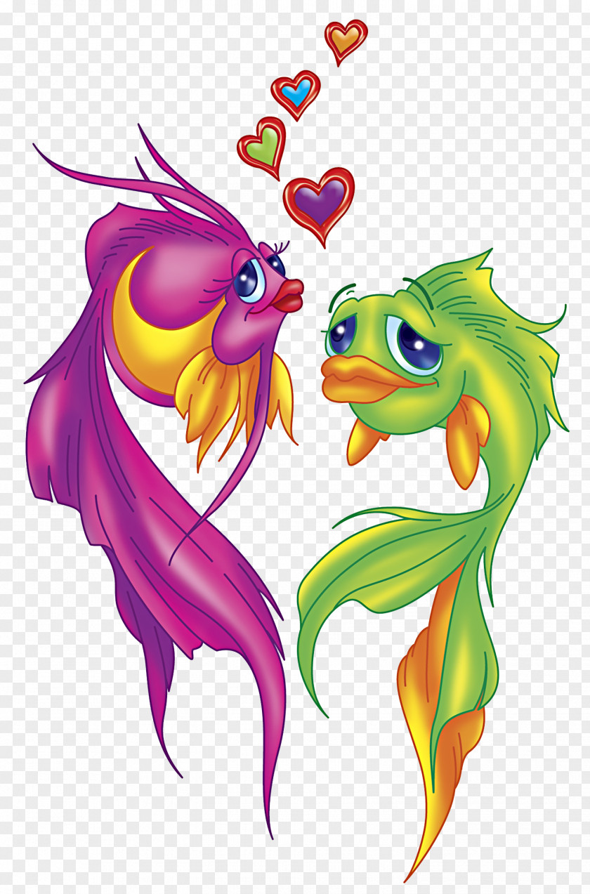 Shy Little Fish Gill Illustration PNG