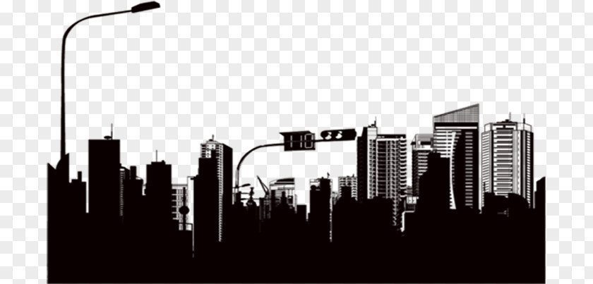 City Impression Clip Art PNG