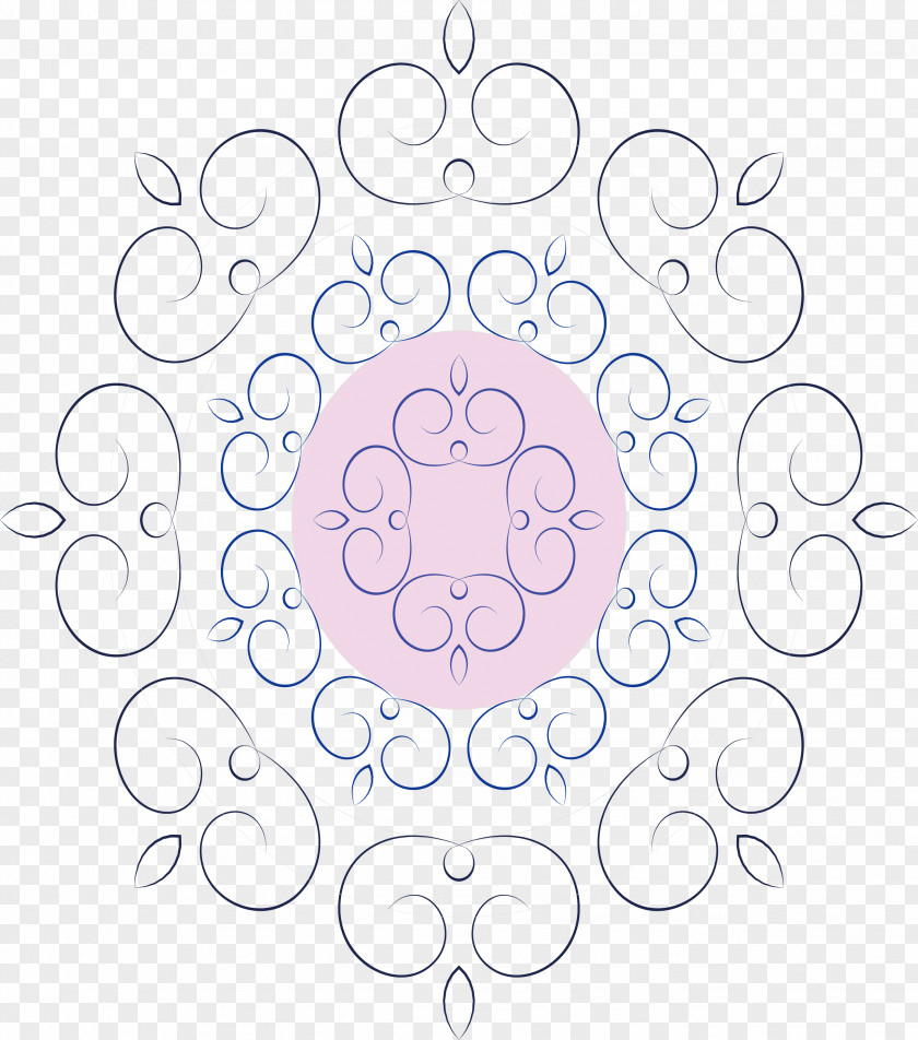Decorative Pattern Lilac Purple PNG