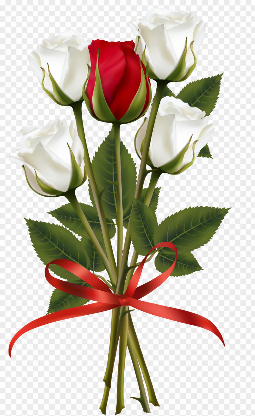White Roses Flower Bouquet Rose Clip Art PNG