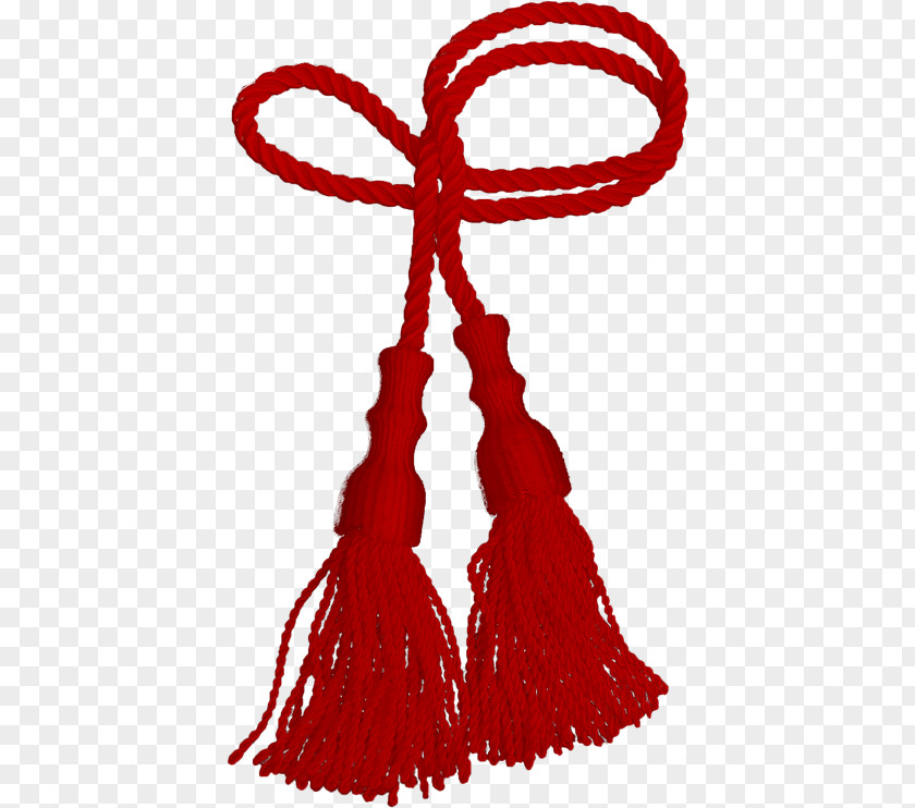 Banquet Map Tassel Red Braid Ornament Pike Pole PNG