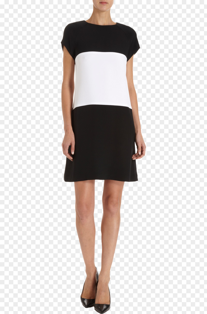 Dress Model Little Black Waist Sleeve Skirt PNG