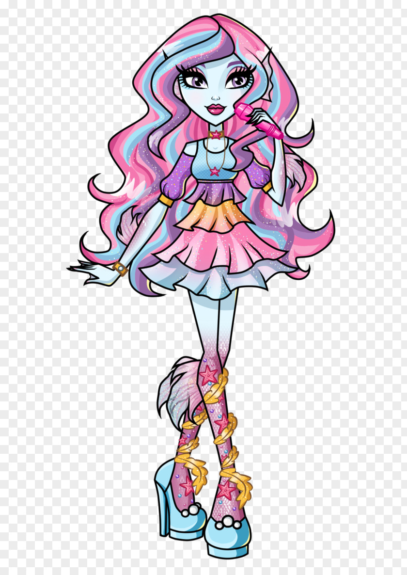 Hazy Monster High Ever After Doll PNG