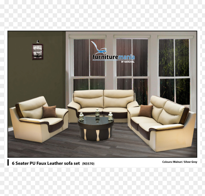 Table Recliner Bicast Leather Living Room Couch Artificial PNG