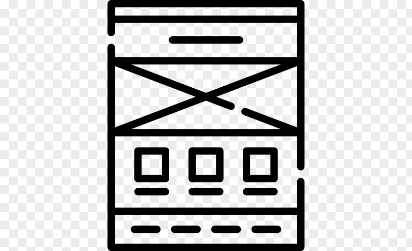 Wireframe Vector Website Wire-frame Model PNG