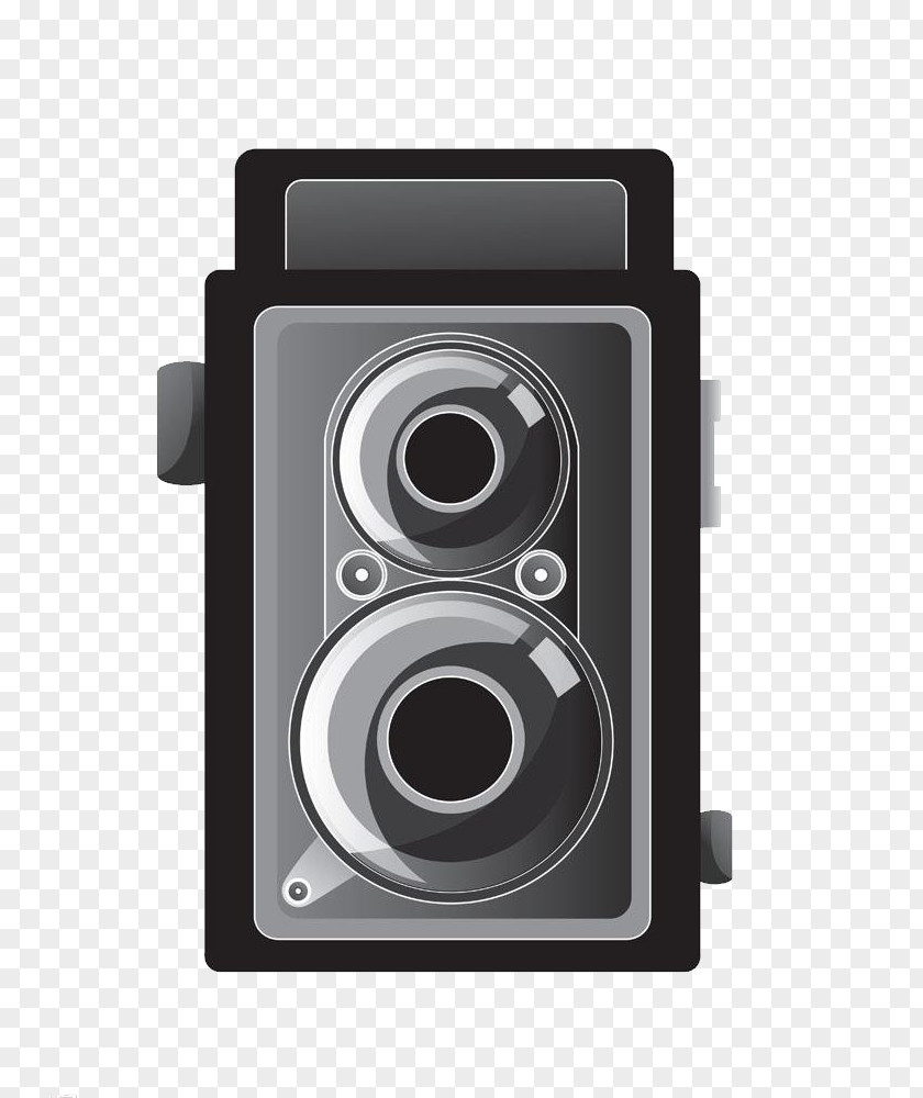 Cassette Camera White Photography Illustration PNG