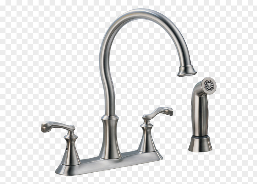 Faucet Tap Kitchen Handle Stainless Steel Aerator PNG