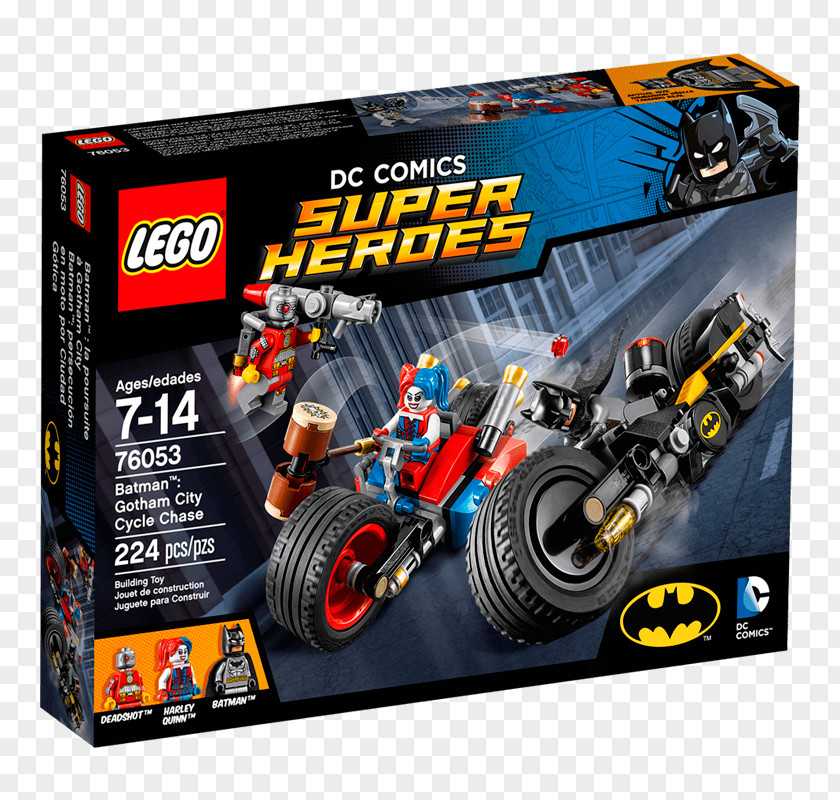 Gotham-city Lego Batman 2: DC Super Heroes Harley Quinn LEGO 76053 Comics Batman: Gotham City Cycle Chase PNG