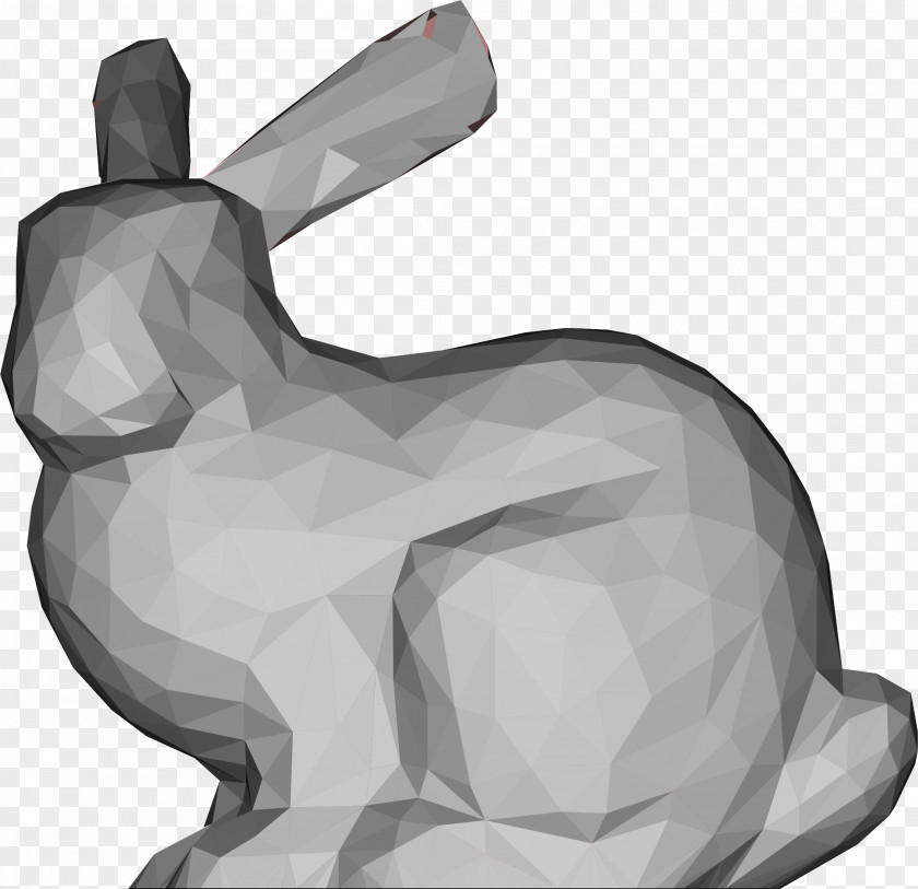 Low Poly Stanford Bunny University Rabbit Hare PNG