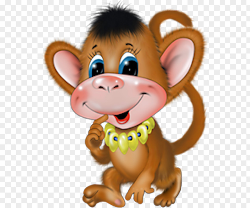 Monkey Drawing Blog Diary Clip Art PNG