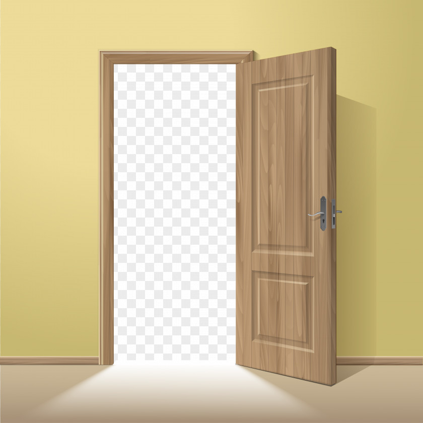 Vector Doors Door Wood Picture Frame Euclidean Illustration PNG