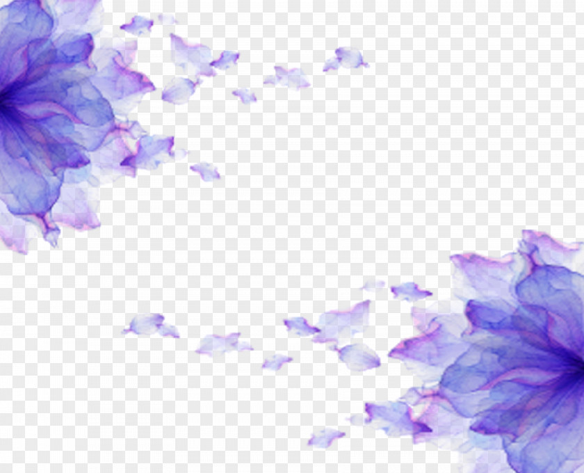 Wedding Flowers Decoration Petal Purple PNG