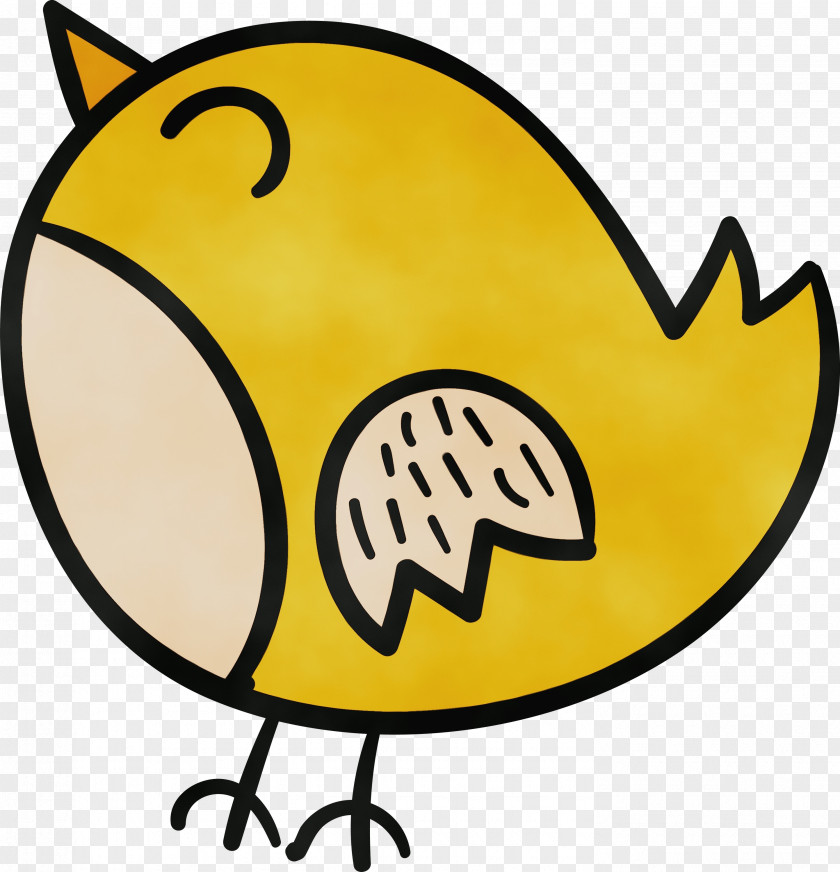 Yellow Beak Line Area Meter PNG