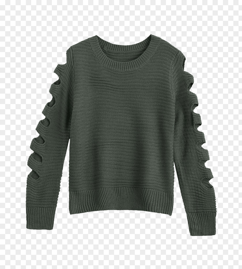 Dress Sweater Sleeve Crew Neck Cardigan Clothing PNG