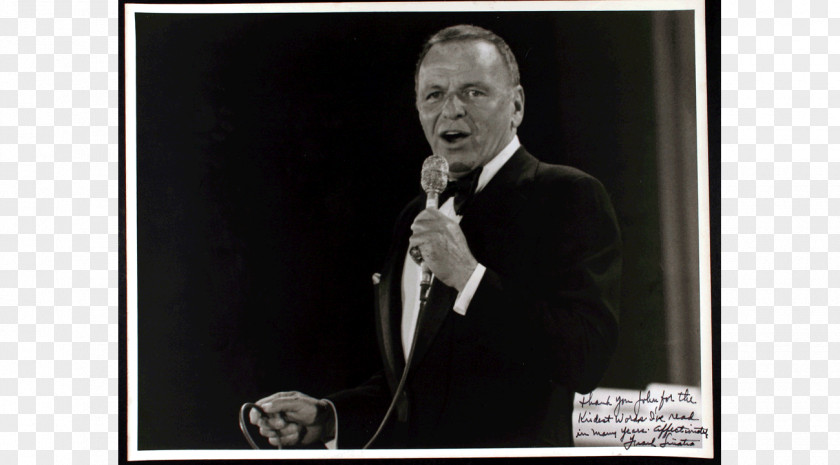 Frank Sinatra Microphone White PNG