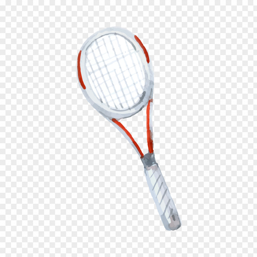 Grey Tennis Racket PNG