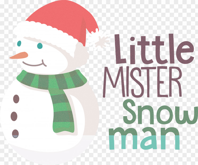 Little Mister Snow Man PNG