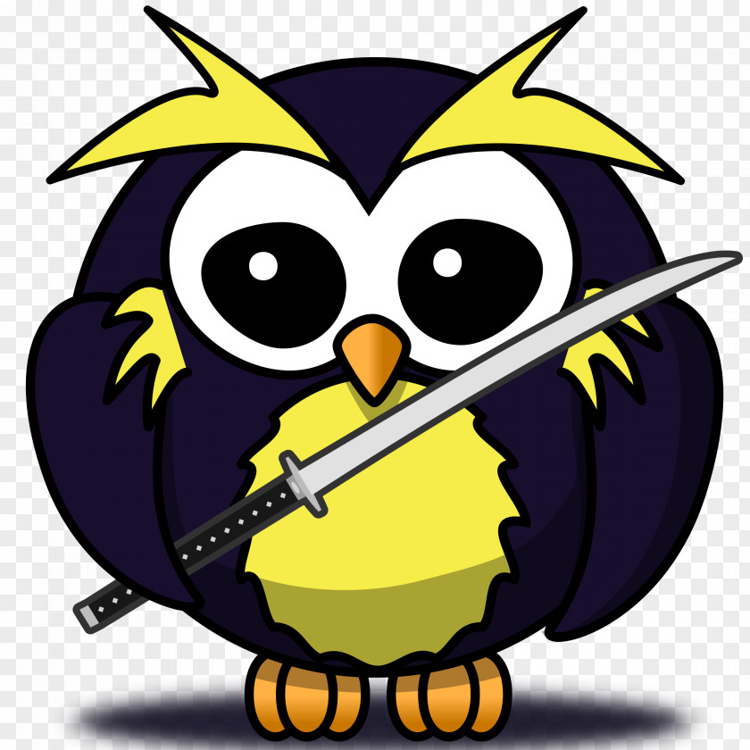 Owl Bird Cartoon Clip Art PNG